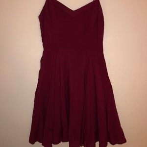 Maroon dress